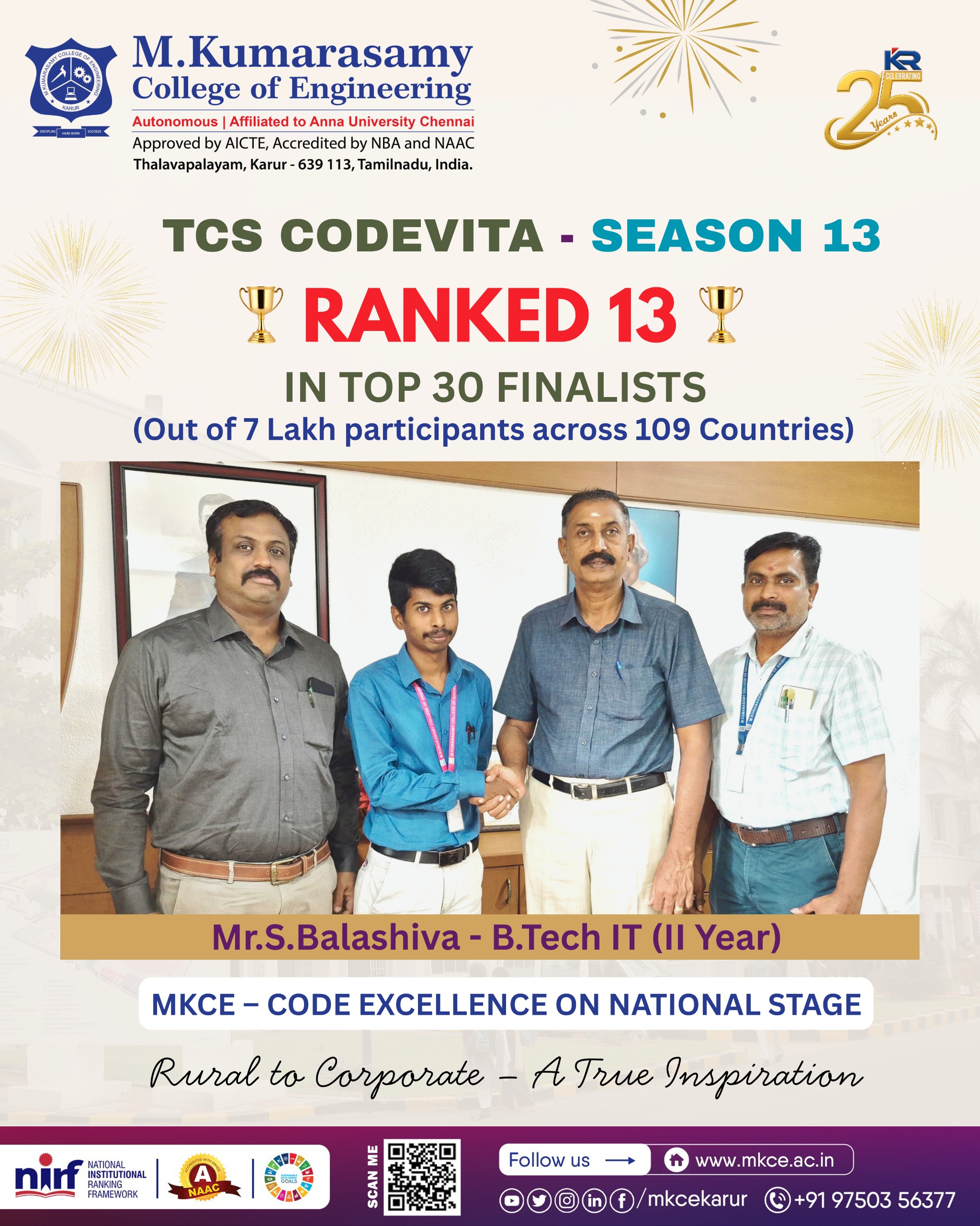 TCS CODEVITA SEASON FINALIST